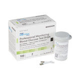 Blood Glucose Test Strips McKesson TRUE METRIX PRO 100 Strips per Pack