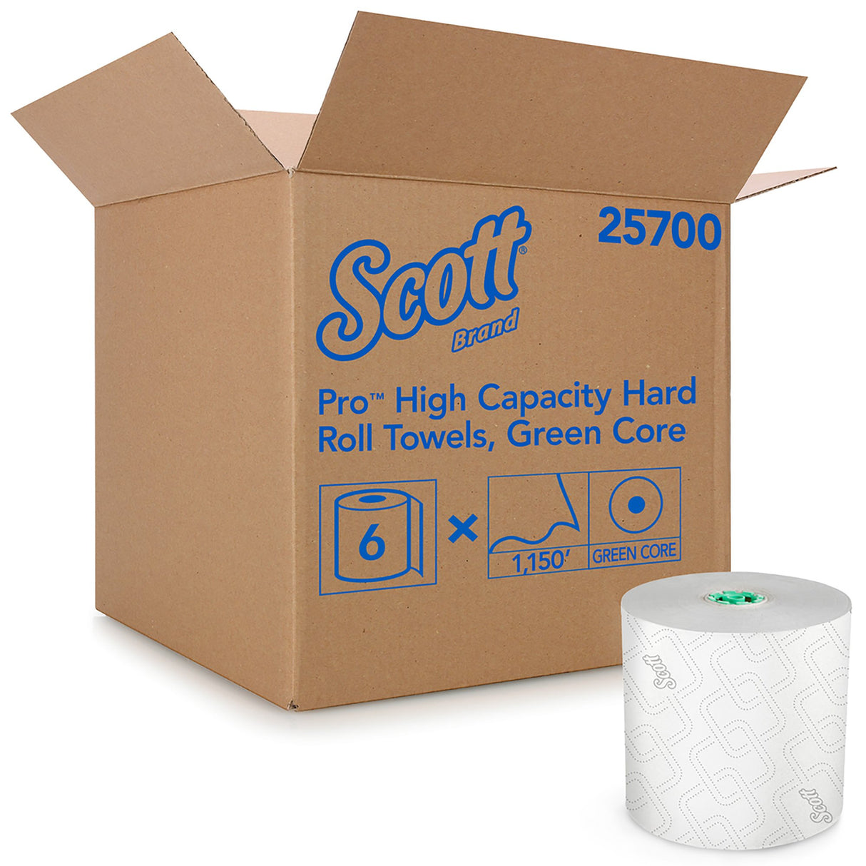 Paper Towel Scott MOD Green High Capacity Hardwound Roll 7-1/2 Inch X 1150 Foot