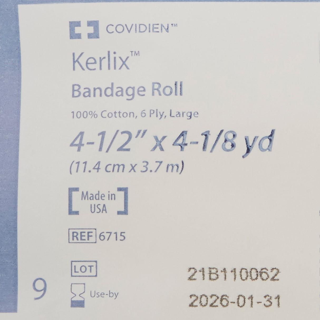 Fluff Bandage Roll Kerlix 4-1/2 Inch X 4-1/10 Yard 6-Ply Sterile 1 per Pouch