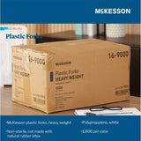 Fork McKesson Heavy Weight White Polypropylene