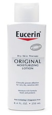 Hand and Body Moisturizer Eucerin Original 8.4 oz. Bottle Unscented Lotion