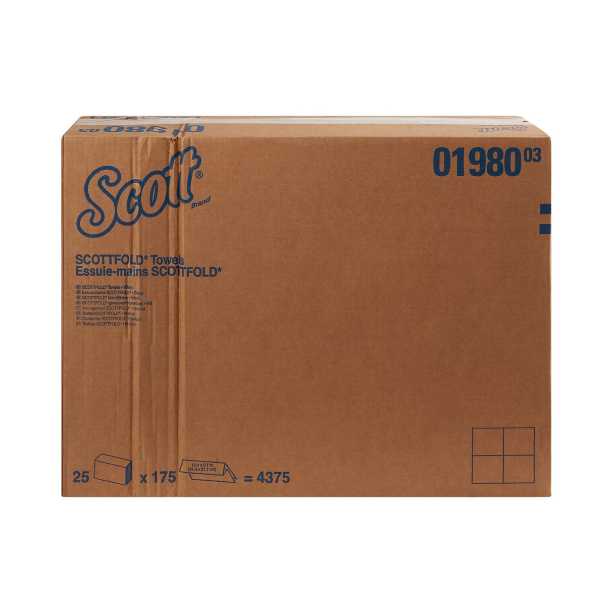 Paper Towel Scott Scottfold Multi-Fold 9-2/5 X 12-2/5 Inch