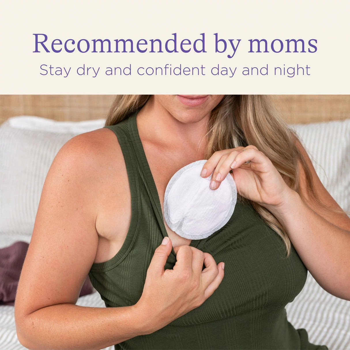 Nursing Pad Lansinoh Stay Dry One Size Fits Most Disposable