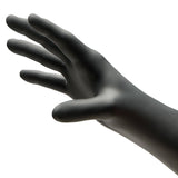 Exam Glove NitriDerm Ultra Black X-Small NonSterile Nitrile Standard Cuff Length Textured Fingertips Black Chemo Tested / Fentanyl Tested