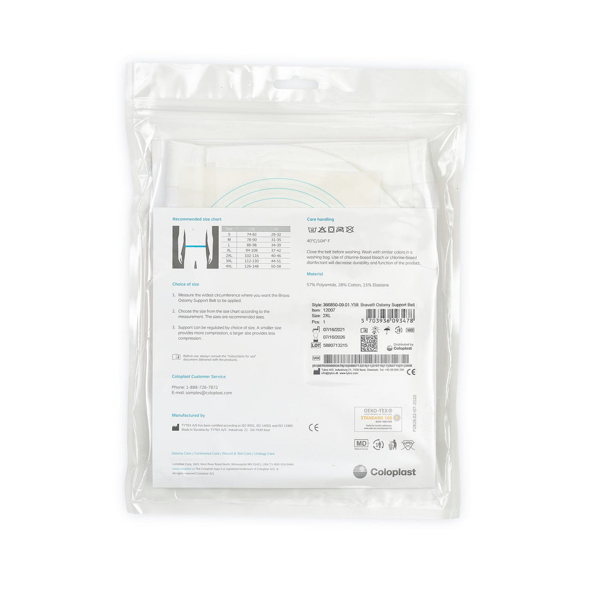 Ostomy Support Belt Brava