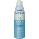 Sunscreen Coppertone Pure and Simple SPF 50 Lotion 6 oz. Bottle