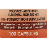 Mineral Supplement Geri-Care Iron 150 mg Strength Capsule 100 per Bottle