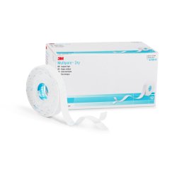 Water Resistant Dressing Retention Tape with Liner 3M Multipore Dry White 1/2 Inch X 5-1/2 Yard Pique NonSterile