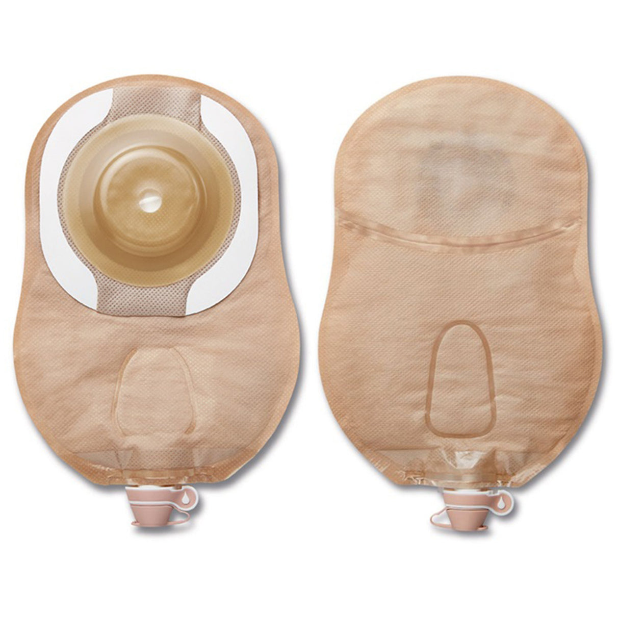 Urostomy Pouch CeraPlus One-Piece System 9 Inch Length Soft Convex, Pre-Cut 7/8 Inch Stoma Drainable