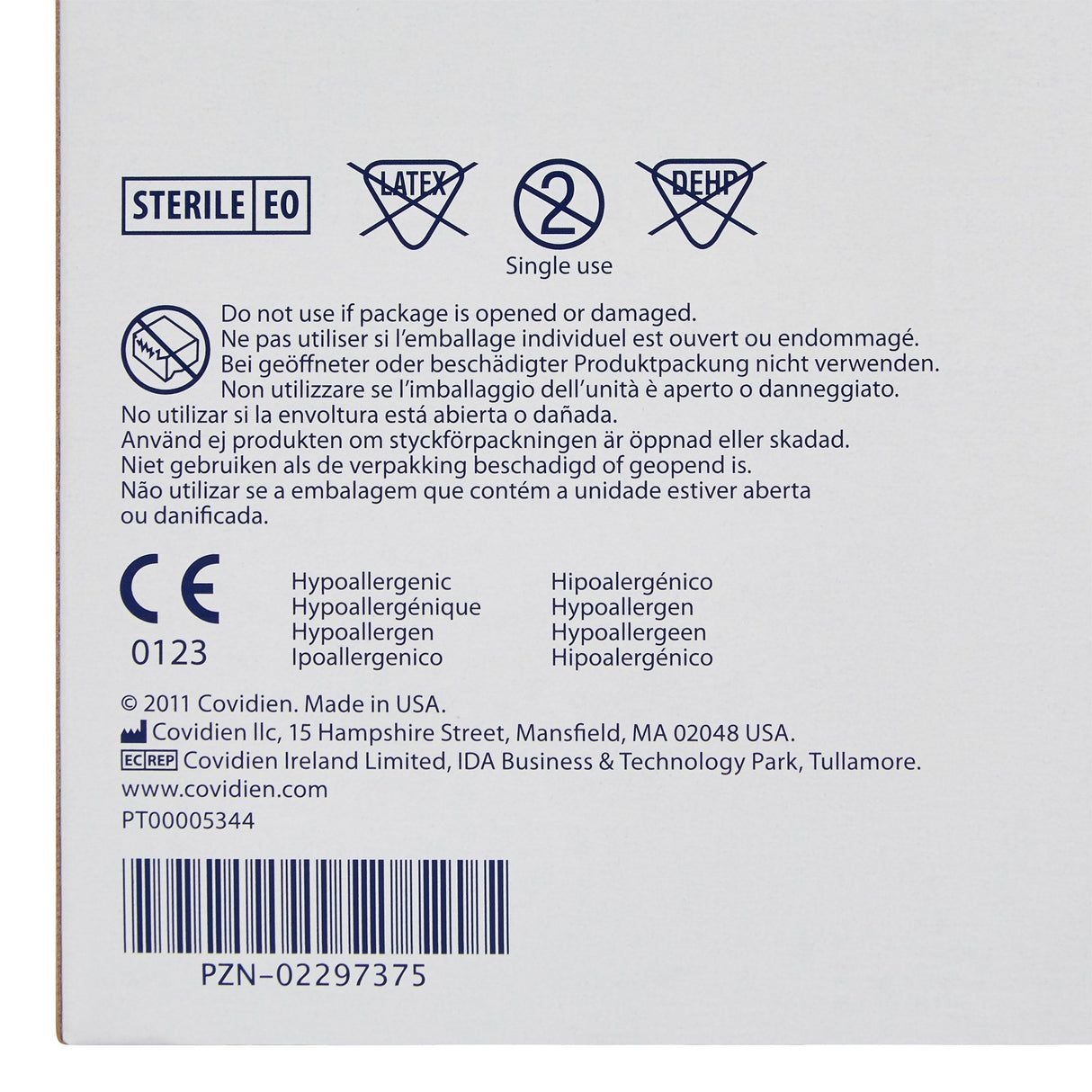 Island Dressing Telfa 4 X 14 Inch Rectangle Sterile