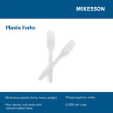 Fork McKesson Heavy Weight White Polypropylene
