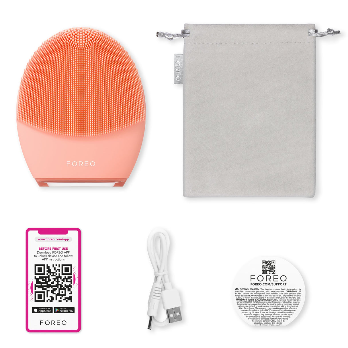 Facial Cleansing Brush and Massage Device LUNA 4 Balanced Skin