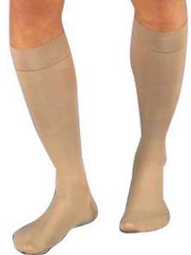 Compression Stocking JOBST Relief Knee High Medium Black Closed Toe