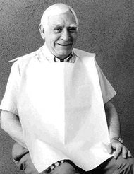 Bib Encore Tie Closure Disposable Poly / Tissue