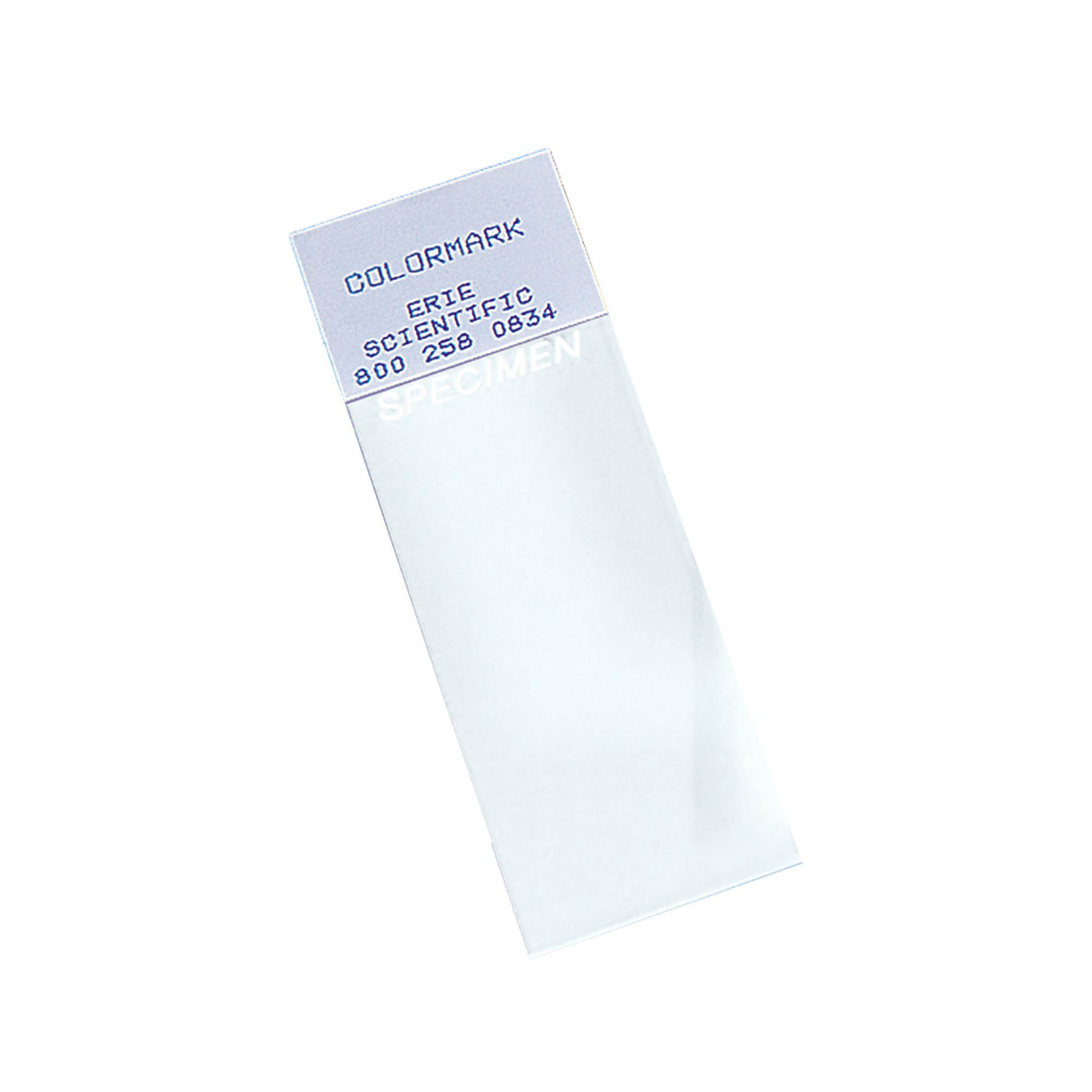 Microscope Slide Colormark 25 X 75 X 1 mm White End