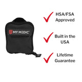 First Aid Kit My Medic Everyday Carry Black Rubber Case