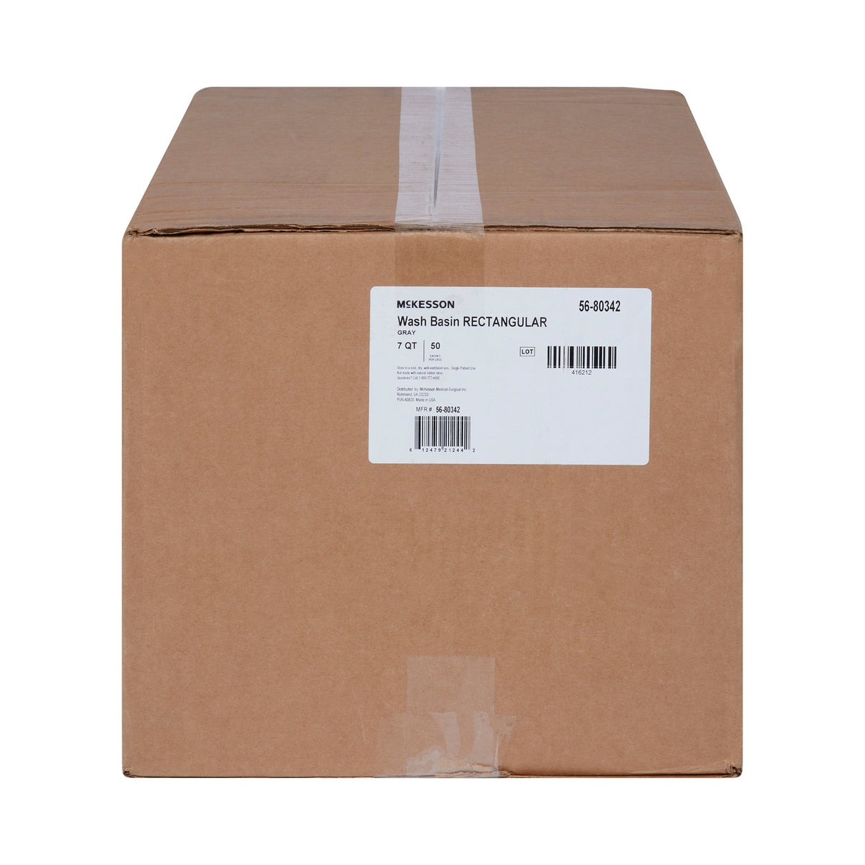 Wash Basin McKesson 7 Quart Rectangle NonSterile