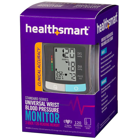 Home Automatic Digital Blood Pressure Monitor MABIS One Size Fits Most Cuff Nylon Cuff 13 - 21 cm Wrist
