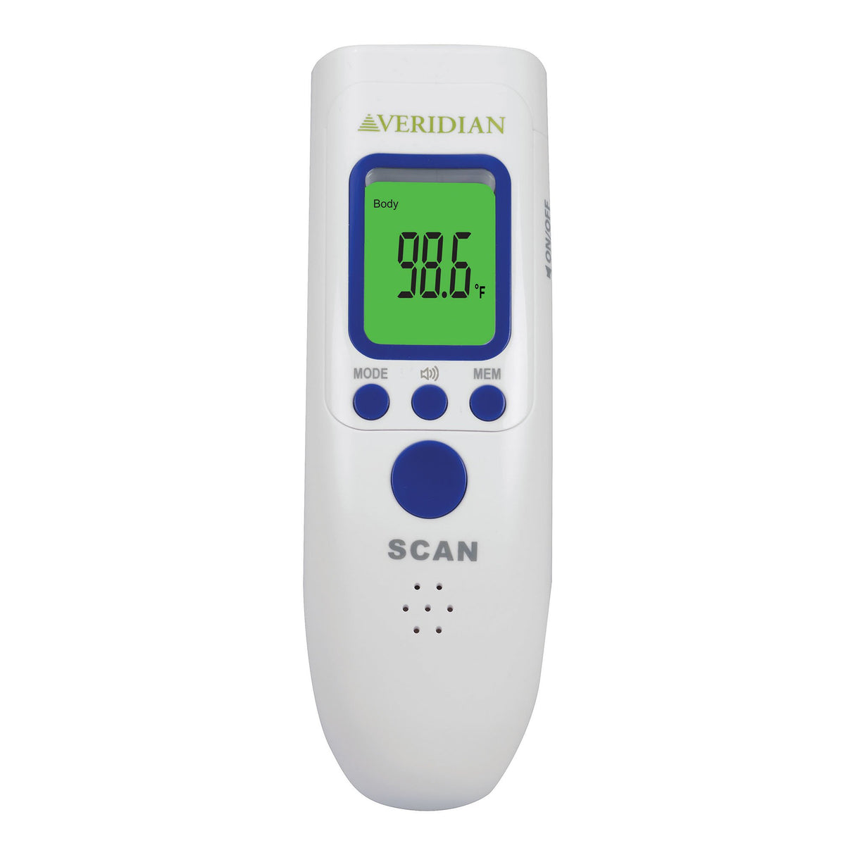 Non-Contact Skin Surface Thermometer Veridian Infrared Skin Probe Handheld