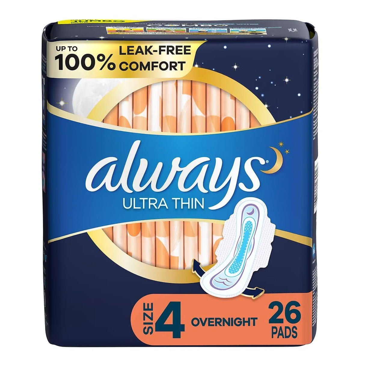 Feminine Pad Always Ultra Thin Overnight / With Wings Heavy Absorbency