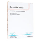 Hydrocolloid Dressing DermaFilm Film Backing 6 X 7 Inch Sacral Hydrocolloid / Film