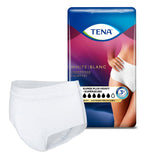 Female Adult Absorbent Underwear TENA Women Super Plus Pull On with Tear Away Seams Small / Medium Disposable Heavy Absorbency