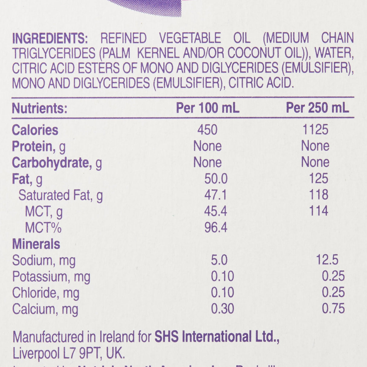 Oral Supplement Liquigen Unflavored Liquid 8.5 oz. Bottle