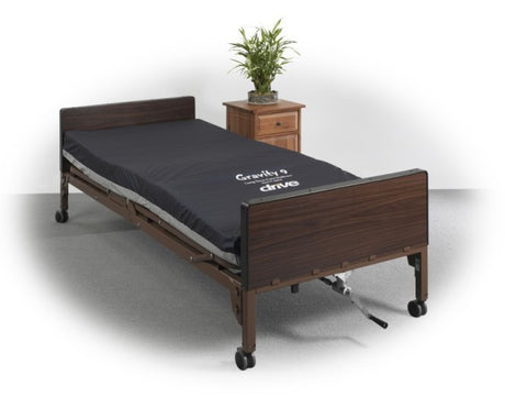 Matelas à redistribution de pression Gravity 9 pour soins de longue durée, sans découpe, taille moyenne