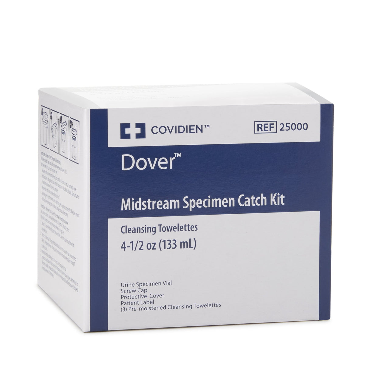 Urine Specimen Collection Kit Dover 25000 4.5 oz. Specimen Collection Container Sterile
