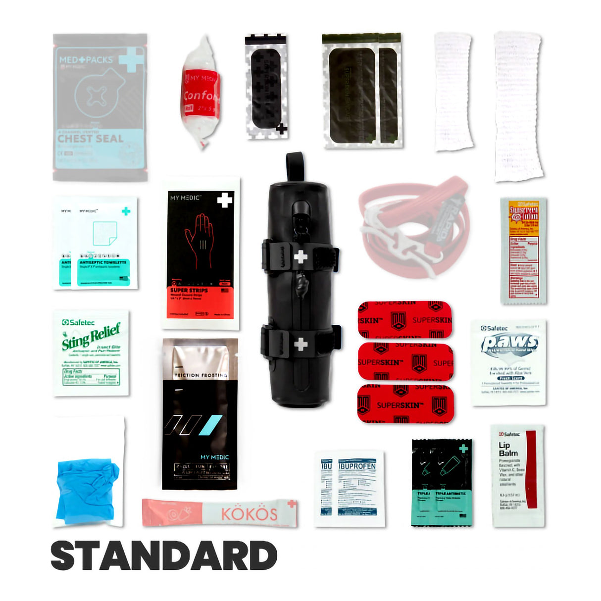 First Aid Kit My Medic Cycle Medic Standard Black Soft Bag
