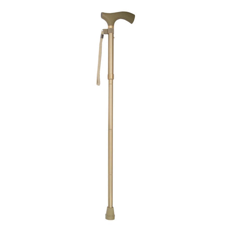 Folding Cane Switch Sticks Aluminum 32 to 37 Inch Height Gold