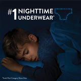 Male Youth Absorbent Underwear GoodNites Pull On with Tear Away Seams Small / Medium Disposable Heavy Absorbency