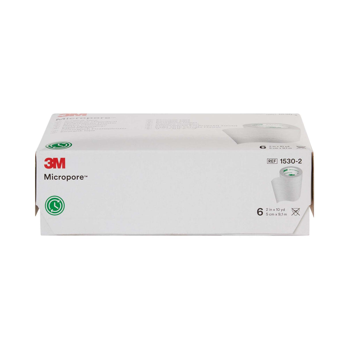 Medical Tape 3M Micropore White 2 Inch X 10 Yard Paper NonSterile
