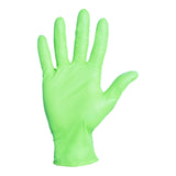 Exam Glove FLEXAPRENE* GREEN Medium NonSterile Chloroprene Standard Cuff Length Textured Fingertips Green Not Rated
