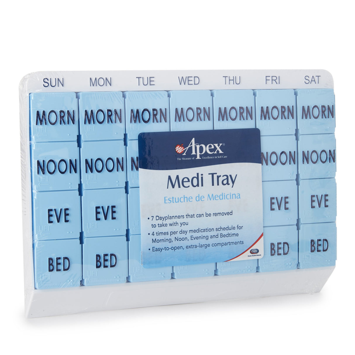 Pill Organizer Medi Tray 7 Day 4 Dose