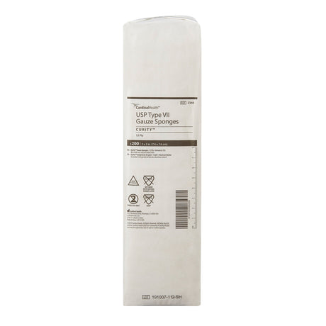 Gauze Sponge Curity 3 X 3 Inch 12-Ply NonSterile 200 per Pack