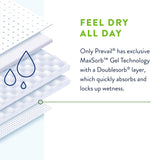Unisex Adult Incontinence Brief Prevail Per-Fit 360 Size 1 / Medium Disposable Heavy Absorbency