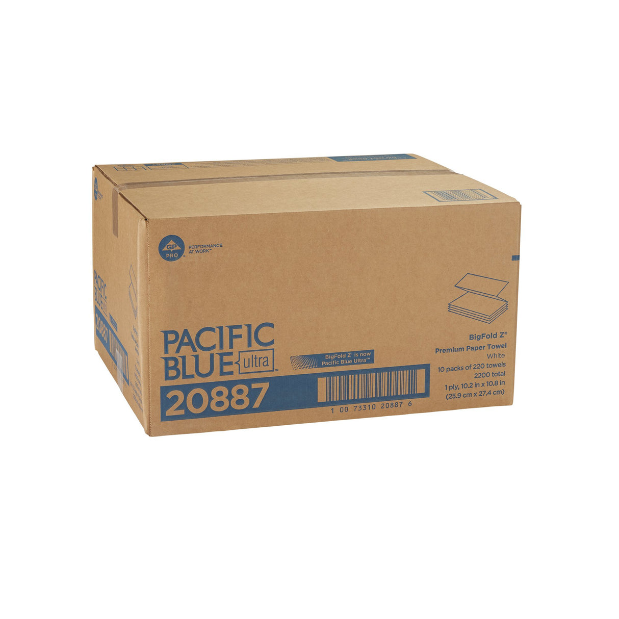 Paper Towel Pacific Blue Ultra Z-Fold 10-1/5 X 10-4/5 Inch