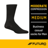 Compression Socks 3M Futuro Calf High Medium Black Closed Toe