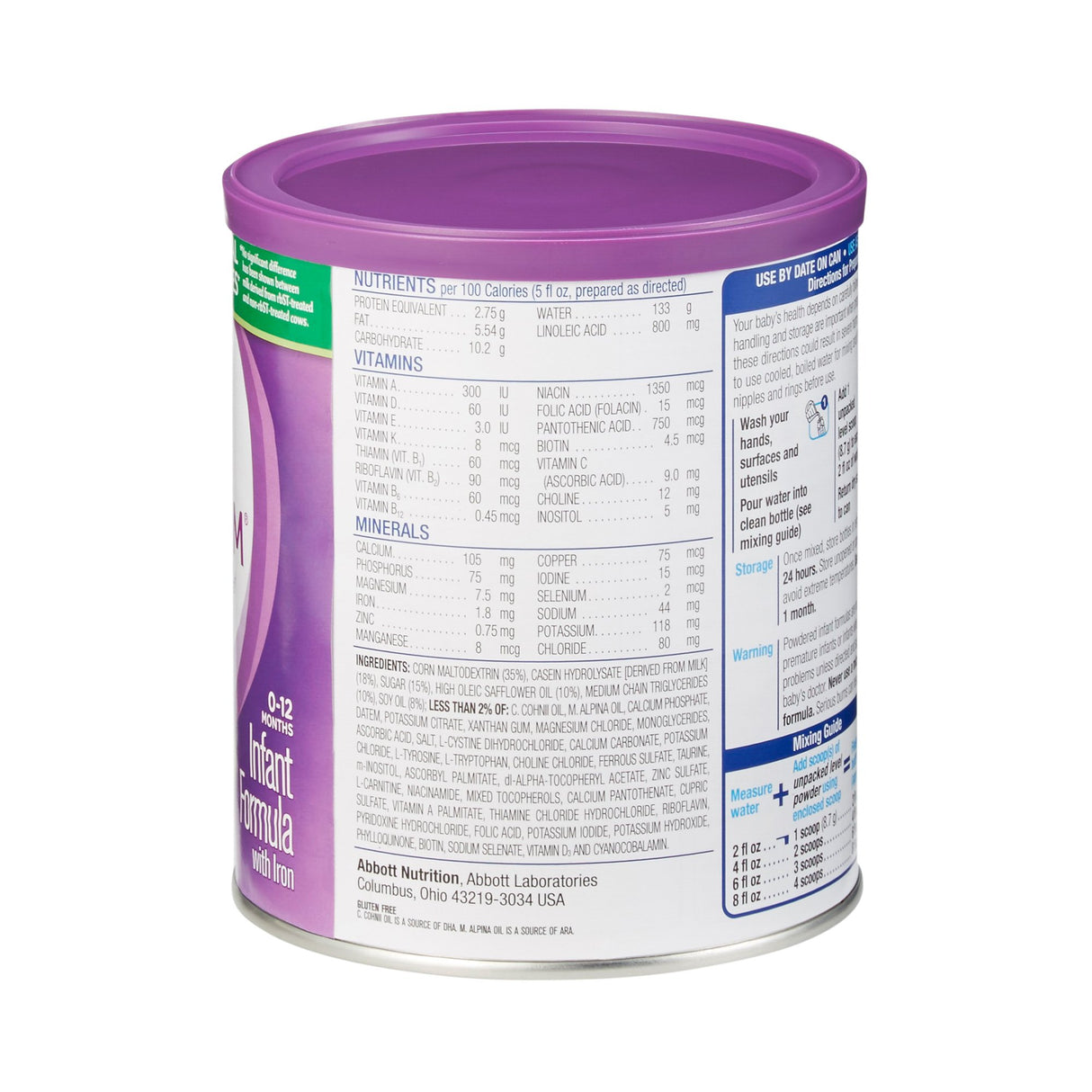Infant Formula Similac Alimentum Unflavored 12.1 oz. Can Powder Food Allergies