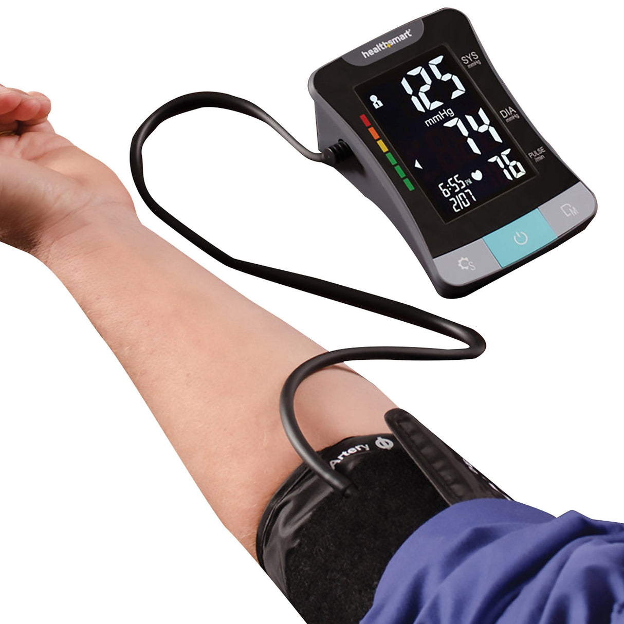 Home Automatic Digital Blood Pressure Monitor MABIS Multiple Sizes Nylon Cuff 23 - 40 cm Talking Model