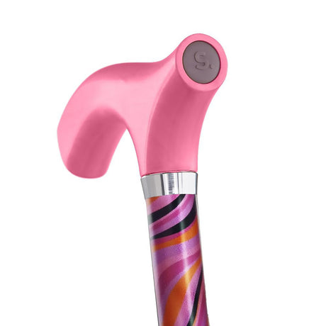 Folding Cane Switch Sticks Aluminum 32 to 37 Inch Height Tango Print