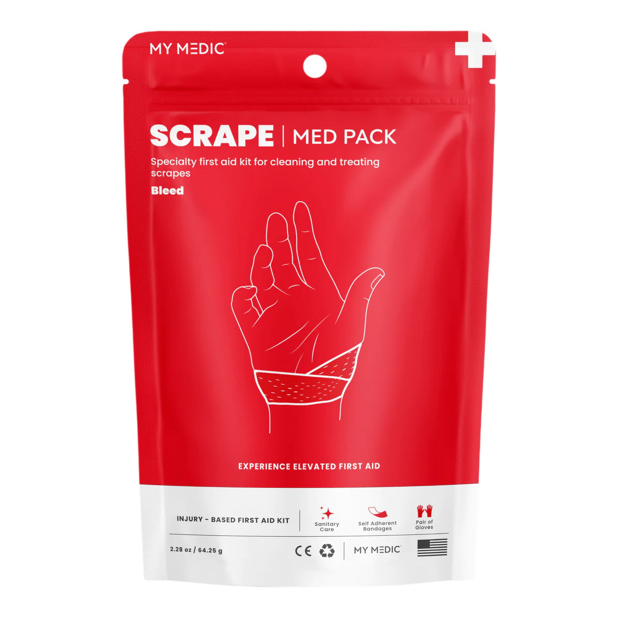 First Aid Medical Pack My Medic MED PACKS Scrape Pouch
