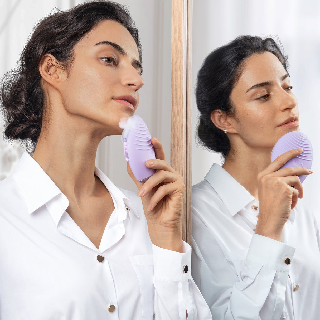Facial Cleansing Brush and Massage Device LUNA 4 Sensitive Skin