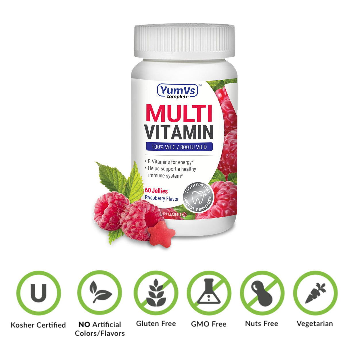 Multivitamin Supplement YumV's Gummy 60 per Bottle