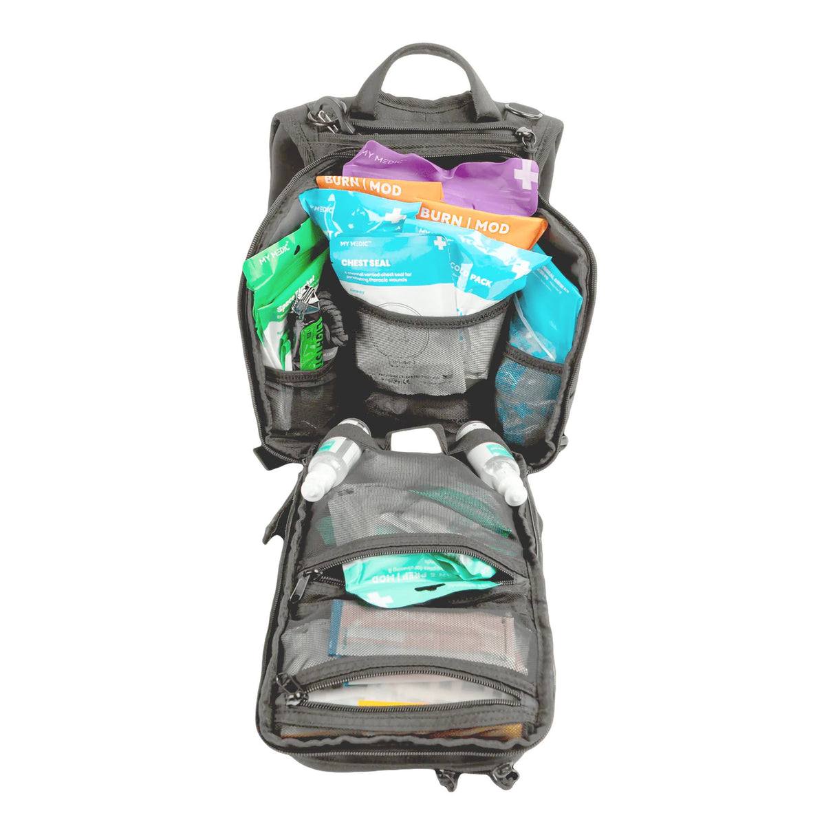 First Aid Kit My Medic The MEDIC Standard 10 Person Gray Standard Backpack