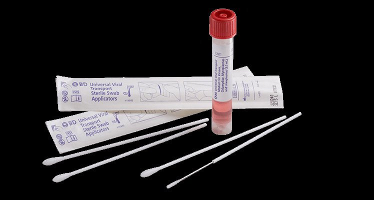 Universal Viral Transport Vial 1 mL, 2 to 25C For Directigen EZ Flu A+B and Directigen EZ RSV Test Kits