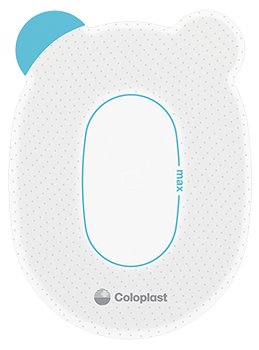 Ostomy Barrier SenSura Mio Baby Flex Trim to Fit, Standard Wear Adhesive without Tape 35 mm Flange Gray Code System 0 to 1-9/16 Inch Opening