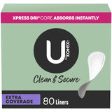 Panty Liner U by Kotex Clean & Secure Breathable Regular Absorbency
