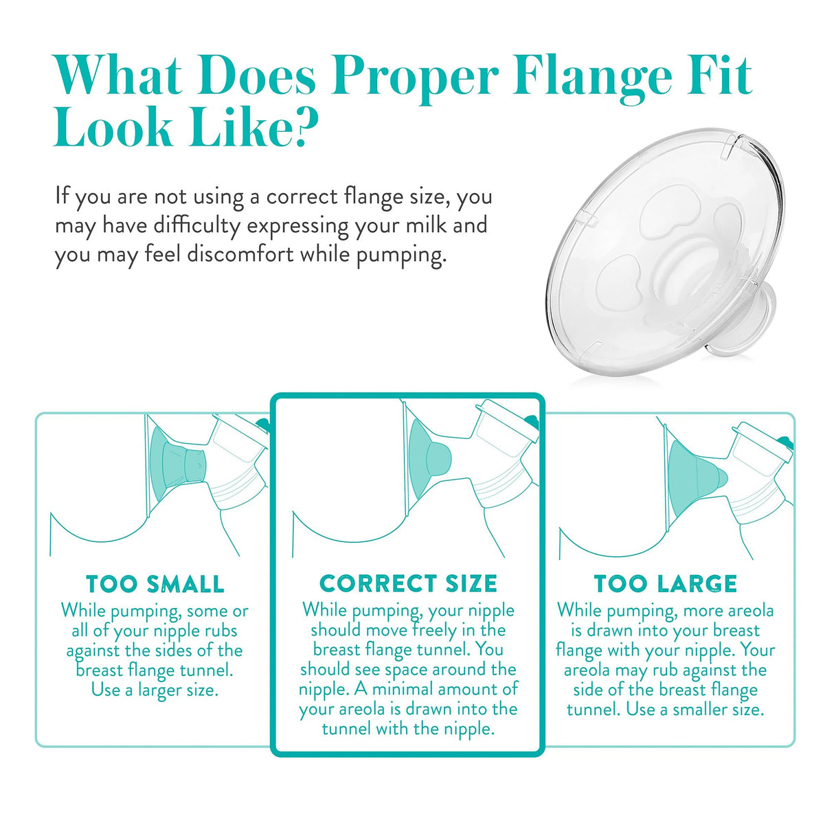 Breast Flange Evenflo AdvancedFit for All Evenflo Advanced Breast Pumps